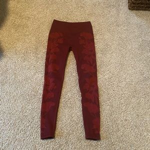 Fabletics red printed leggings